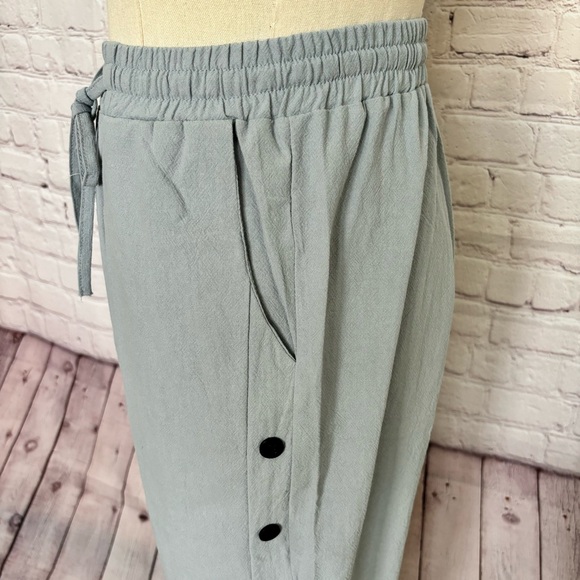 AMAZON 2 Pairs Elastic Waist Ankle Length Casual Pants--S - Picture 3 of 16